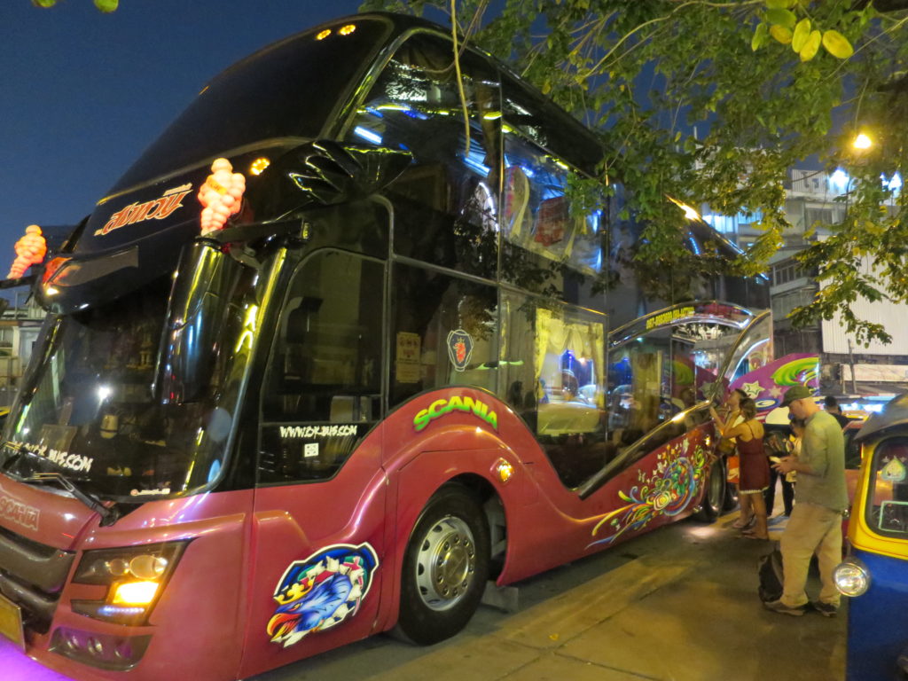 Nachtbus von Bangkok nach Krabi