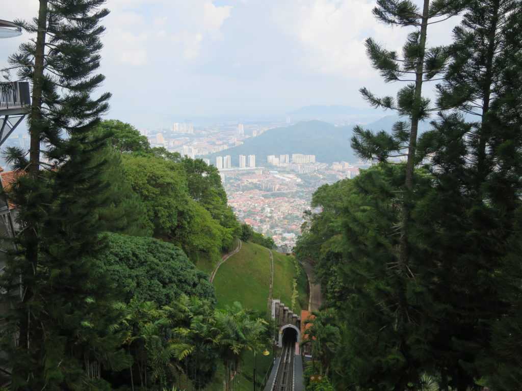 Blick auf Georgetown vom Penang Hill