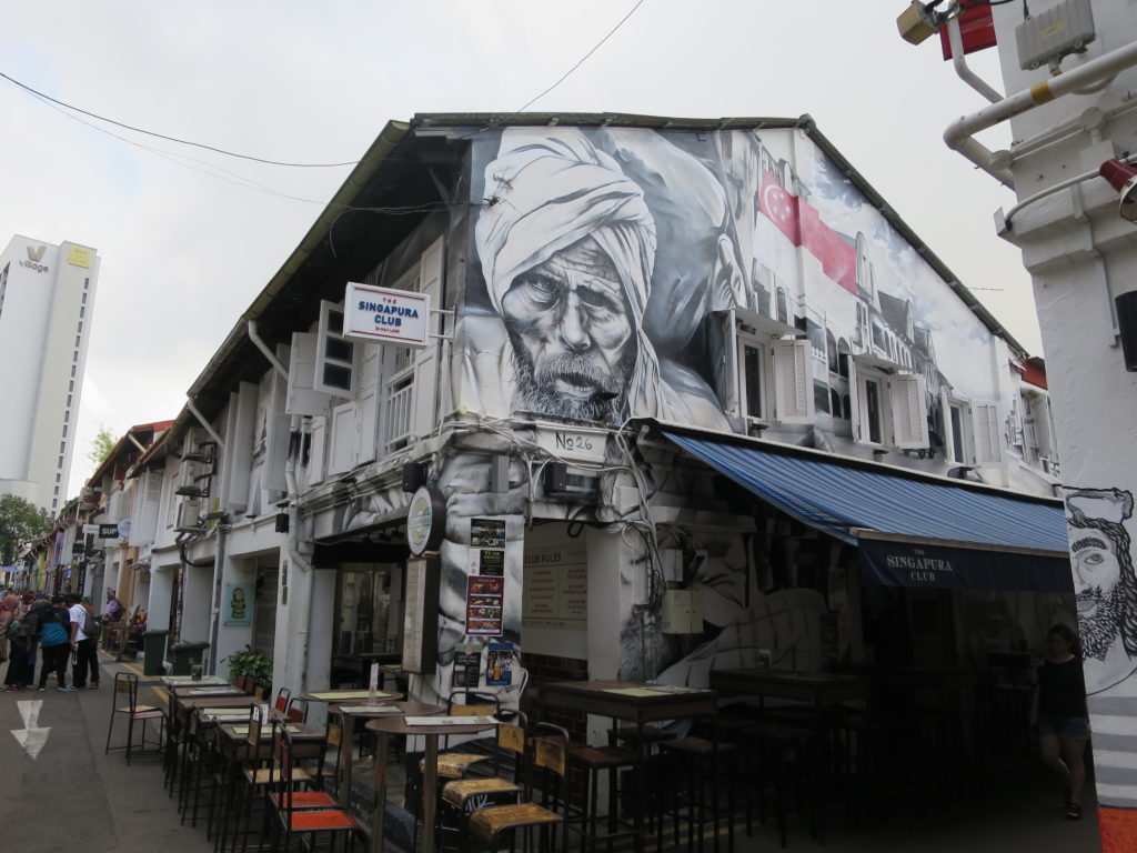 Streetart im Arab Quarter in Singapur