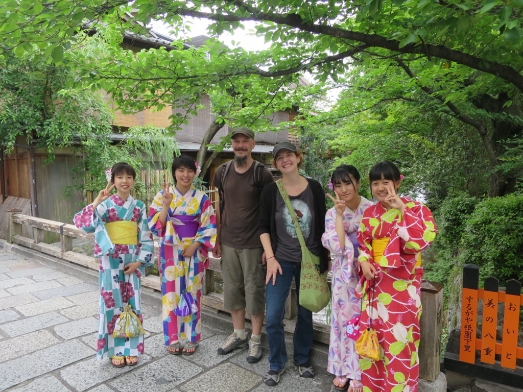 Kimonos in Gion