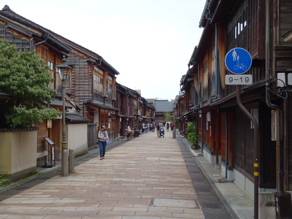 Higashi Chaya-gai in Kanazawa