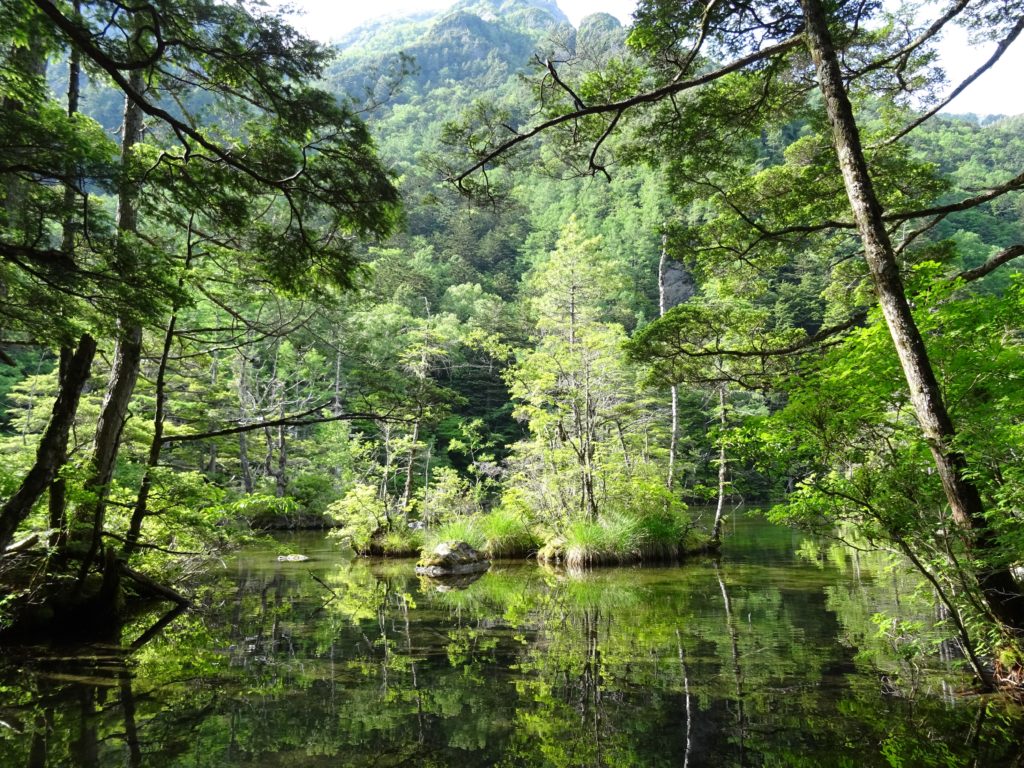 Myojin Pond in Kamikochi