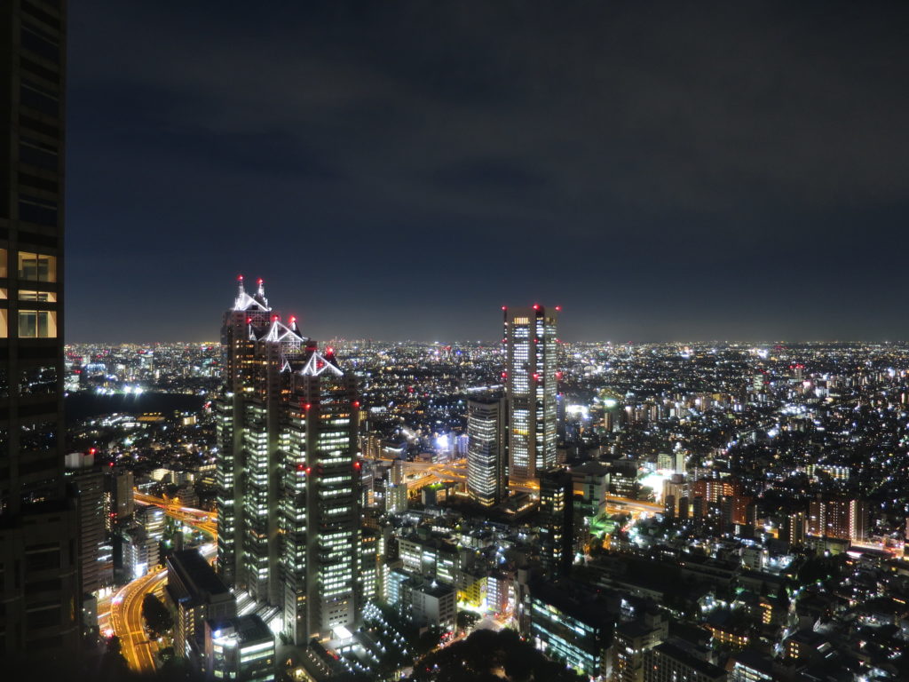Aussicht vom Tokyo Metropolitan Government Building 